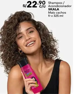 Plaza Vea Skala shampoo/ acondicionador mais cachos fr oferta