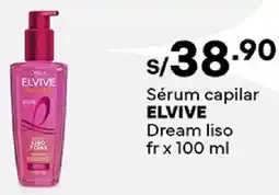Plaza Vea Elvive sérum capilar dream liso fr oferta