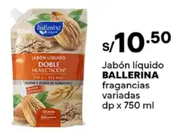 Plaza Vea Ballerina jabón líquido fragancias variadas dp oferta