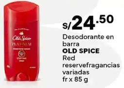 Plaza Vea Old spice desodorante en barra red reservefragancias variadas fr oferta
