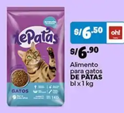Plaza Vea De patas alimento para gatos bl oferta