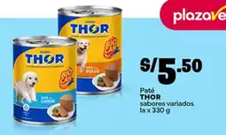 Plaza Vea Thor paté sabores variados la oferta