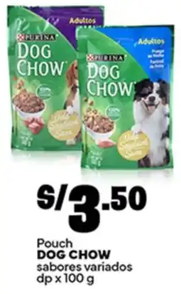 Plaza Vea Dog chow pouch sabores variados dp oferta