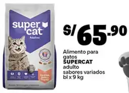 Plaza Vea Supercat alimento para gatos adulto sabores variados bl oferta