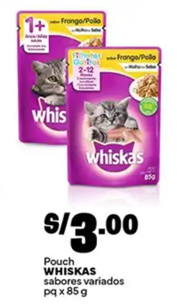 Plaza Vea Whiskas pouch oferta