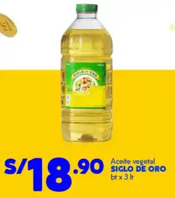 Mass Siglo de oro aceite vegetal bt oferta