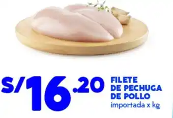 Filete de pechuga de pollo importada