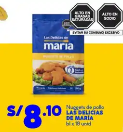 Mass Las delicias de maría nuggets de pollo bl oferta