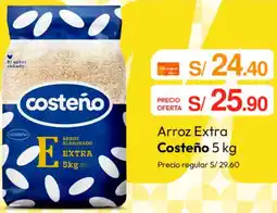 Metro Costeño arroz extra oferta