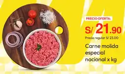 Metro Carne molida especial nacional oferta