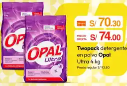 Metro Opal twopack detergente en polvo ultra oferta