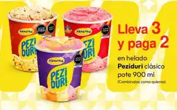 Metro Peziduri clásico en helado pote oferta