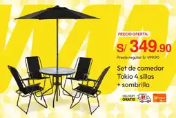 Metro Tokio set de comedor oferta