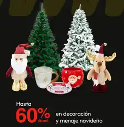 Metro En decoración y menaje navideño oferta