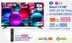 Metro Lg smart tv 50" oferta