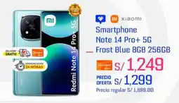 Metro Xiaomi smartphone note 14 pro+ 5g oferta