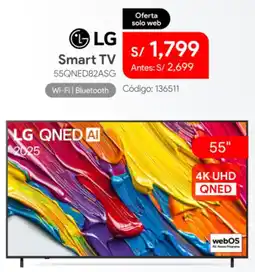 Hiraoka Lg smart tv 55" oferta