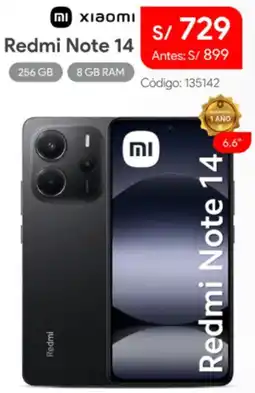 Hiraoka Redmi note 14 oferta