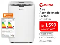 Hiraoka Miray aire acondicionado portátil oferta