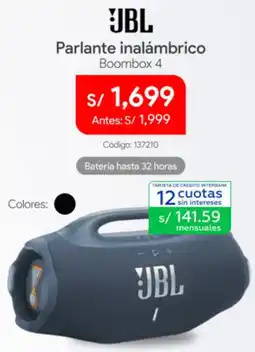 Hiraoka Jbl parlante inalámbrico oferta