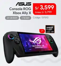 Hiraoka Asus consola rog xbox ally x oferta