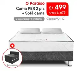 Hiraoka Paraíso cama + sofá cama oferta