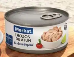 MaxiAhorro Merkat trozos de atún en aceite vegetal oferta