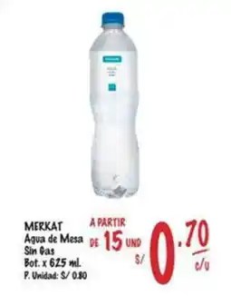 MaxiAhorro Merkat agua de mesa sin gas oferta