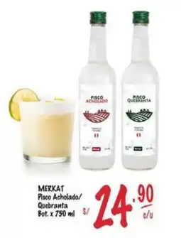 MaxiAhorro Merkat pisco acholado/ quebranta oferta