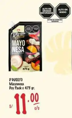 MaxiAhorro D'Gussto mayonesa oferta