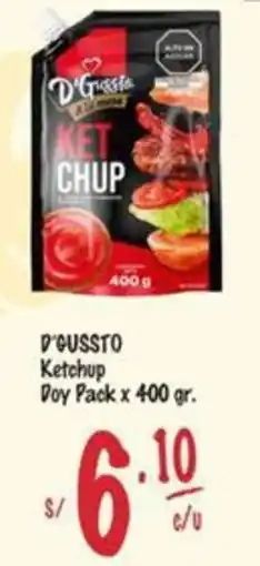 MaxiAhorro D'Gussto ketchup oferta