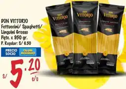 MaxiAhorro Don Vittorio fettuccini/ spaghetti/ linguini grosso oferta