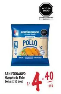 MaxiAhorro San Fernando nuggets de pollo oferta