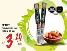 MaxiAhorro Braedt cabanossi oferta