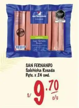 MaxiAhorro San Fernando salsicha rosada oferta