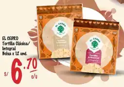 MaxiAhorro El Cedro tortilla clásica/ integral oferta