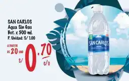 MaxiAhorro San Carlos agua sin gas oferta