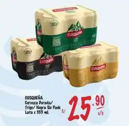 MaxiAhorro Cusqueña cerveza oferta