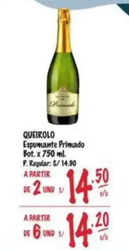 MaxiAhorro Queirolo espumante primado oferta