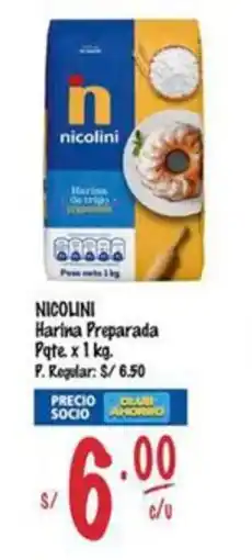 MaxiAhorro Nicolini harina preparada oferta