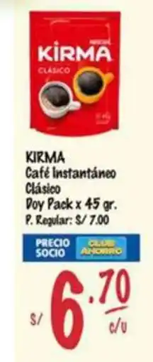 MaxiAhorro Ki̇rma clasico café instantáneo oferta