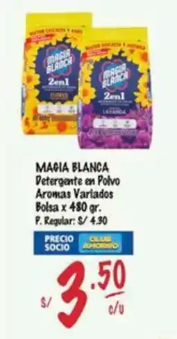 MaxiAhorro Magia Blanca detergente en polvo oferta