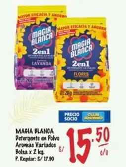 MaxiAhorro Magia Blanca detergente en polvo oferta