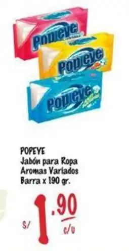 MaxiAhorro Popeye jabon para ropa oferta