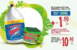 MaxiAhorro Sapolio lejia + lavavajilla oferta
