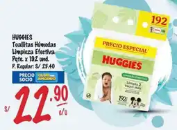 MaxiAhorro Huggies toallitas humedas oferta