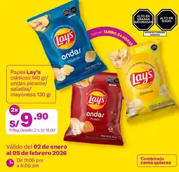 Tambo Lay's papas oferta