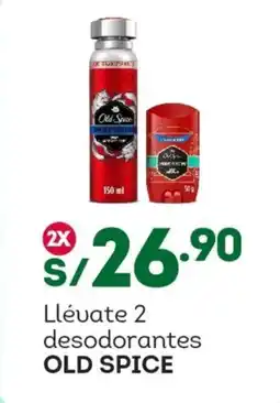 Tottus Old Spice desodorantes oferta