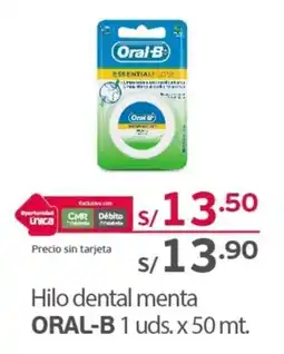 Tottus Oral-B hilo dental menta oferta