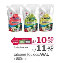 Tottus Aval jabones liquidos oferta